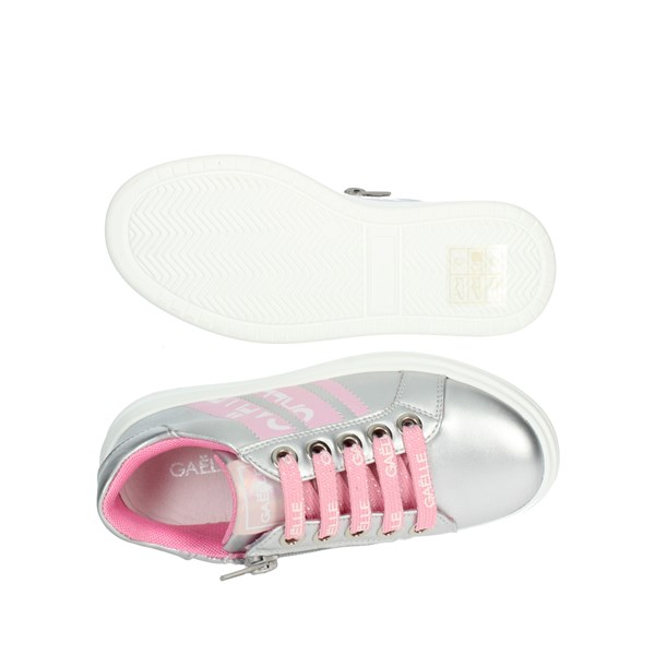 SNEAKERS BASSA G-1802 ARGENTO/ROSA