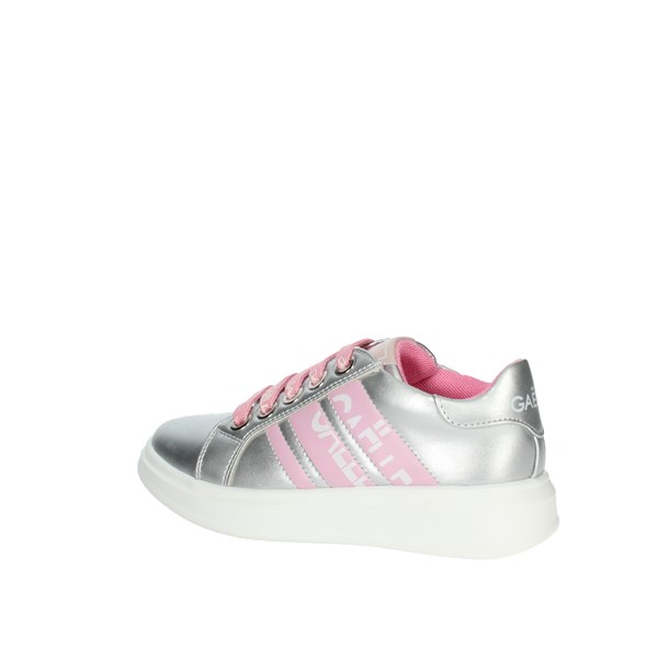 SNEAKERS BASSA G-1802 ARGENTO/ROSA