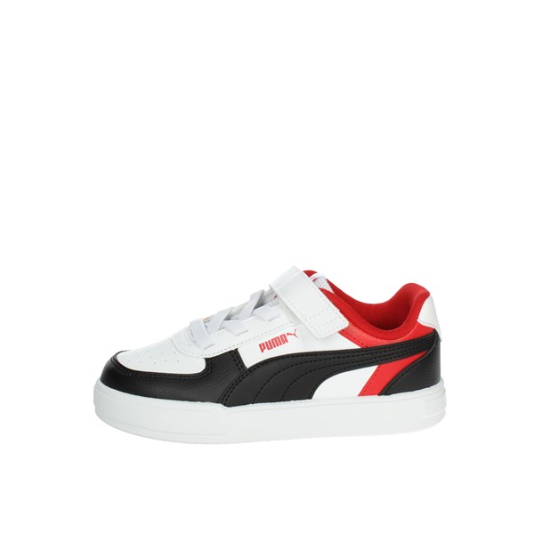 SNEAKERS BASSA 391470 BIANCO/NERO/ROSSO