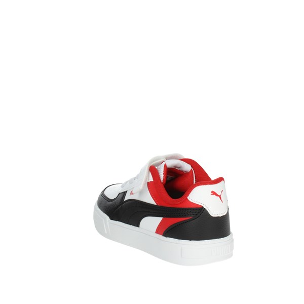 SNEAKERS BASSA 391470 BIANCO/NERO/ROSSO