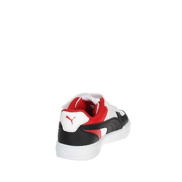 SNEAKERS BASSA 391470 BIANCO/NERO/ROSSO