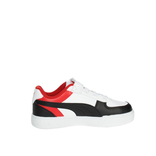 SNEAKERS BASSA 391470 BIANCO/NERO/ROSSO