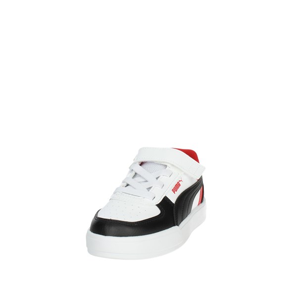 SNEAKERS BASSA 391470 BIANCO/NERO/ROSSO