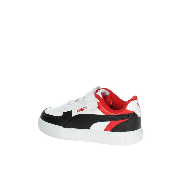 SNEAKERS BASSA 391470 BIANCO/NERO/ROSSO