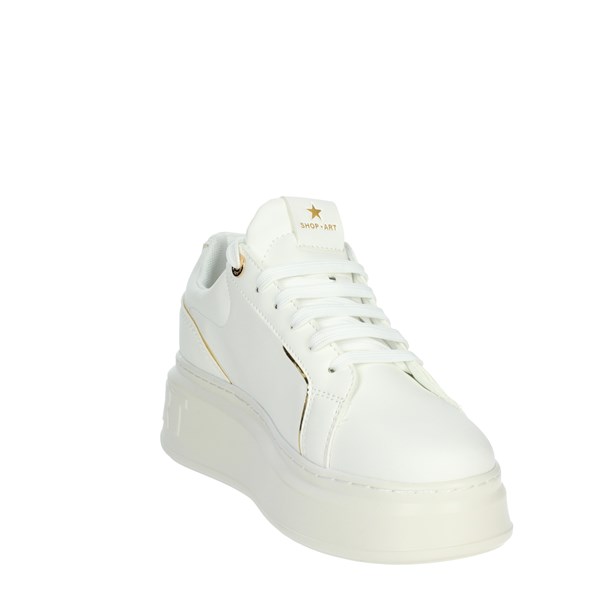 SNEAKERS BASSA SASS230214 BIANCO/ORO