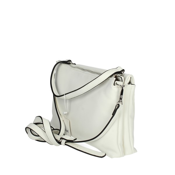 BORSA A TRACOLLA MB0419FP2 BIANCO