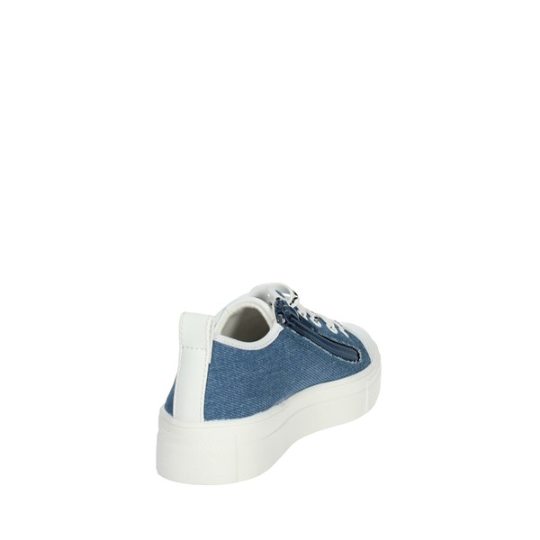 SNEAKERS BASSA G-1813 BIANCO/CELESTE