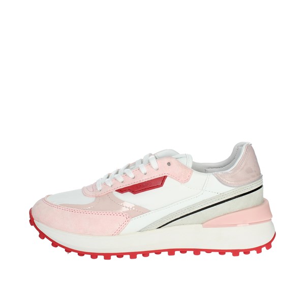 SNEAKERS BASSA LAMPO CAMP.395 BIANCO/ROSA