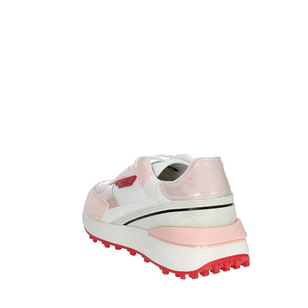 SNEAKERS BASSA LAMPO CAMP.395 BIANCO/ROSA