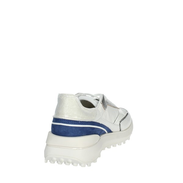 SNEAKERS BASSA LAMPO CAMP.403 BIANCO/BLU