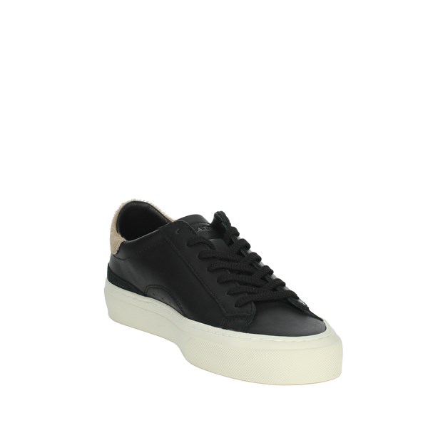 SNEAKERS BASSA W371-SO-LE-BK NERO