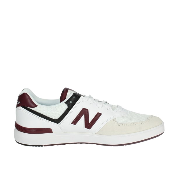 SNEAKERS BASSA CT574LFF BIANCO/BORDEAUX