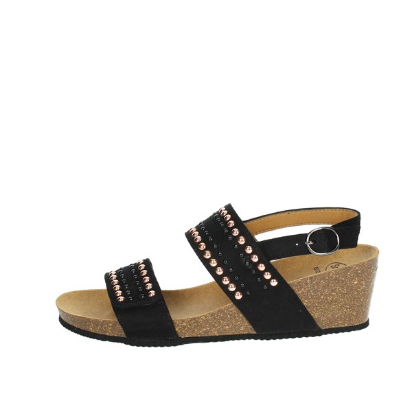 SANDALI CON ZEPPA MICHELLE SANDAL NERO