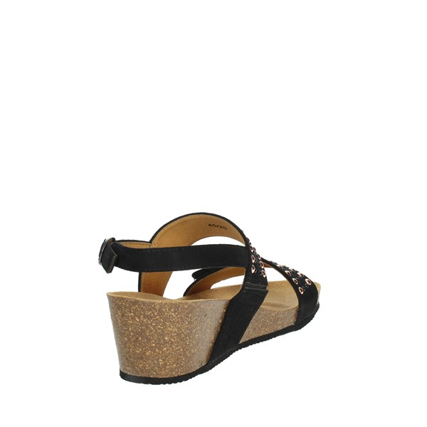 SANDALI CON ZEPPA MICHELLE SANDAL NERO