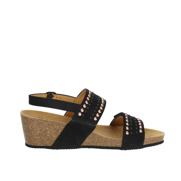 SANDALI CON ZEPPA MICHELLE SANDAL NERO