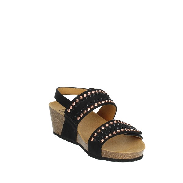 SANDALI CON ZEPPA MICHELLE SANDAL NERO