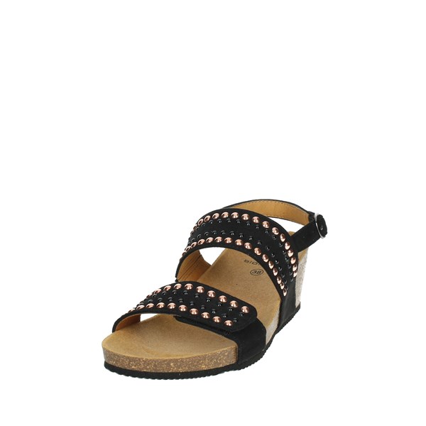 SANDALI CON ZEPPA MICHELLE SANDAL NERO