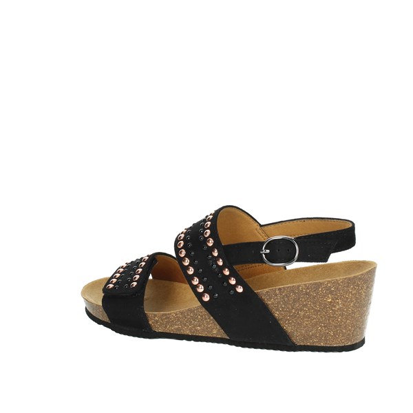 SANDALI CON ZEPPA MICHELLE SANDAL NERO