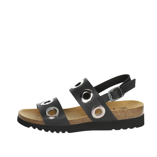 SANDALI BASSI LARA SANDAL NERO