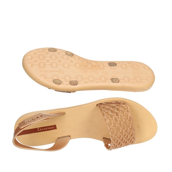 SANDALI BASSI 82855 ORO