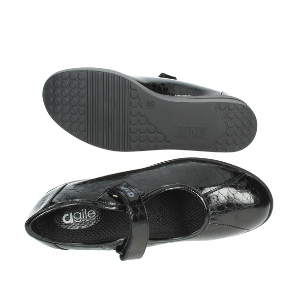 BALLERINE JACKIE CROCO 233 NERO