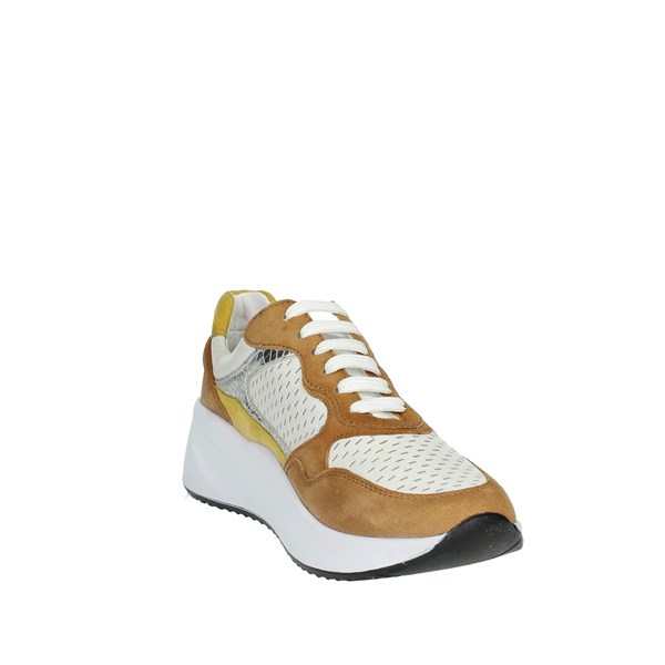 SNEAKERS BASSA IV719595-GS BIANCO/CUOIO