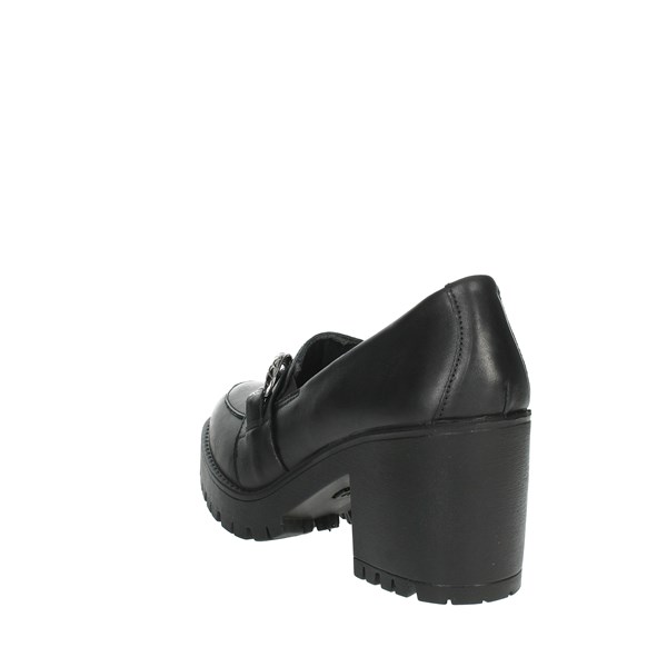 MOCASSINO TACCO 458220 NERO