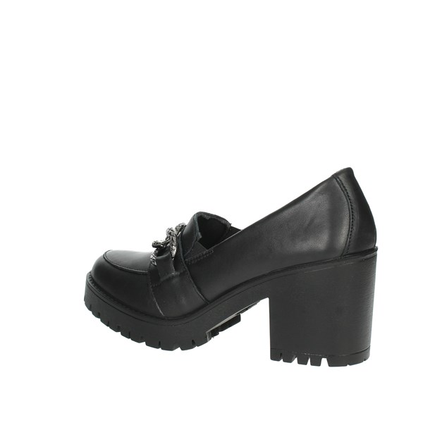 MOCASSINO TACCO 458220 NERO