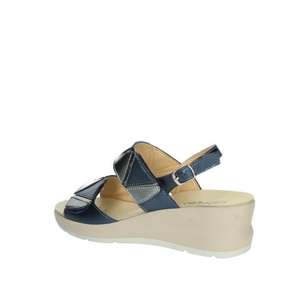 SANDALI CON ZEPPA IO13643PCLS BLU