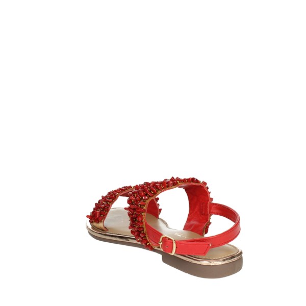 SANDALI BASSI 2319003 ROSSO