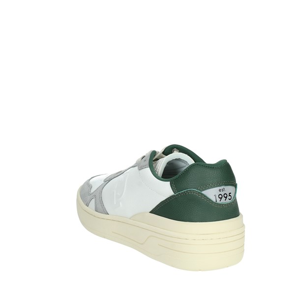 SNEAKERS BASSA WALKER 01 BIANCO/VERDE