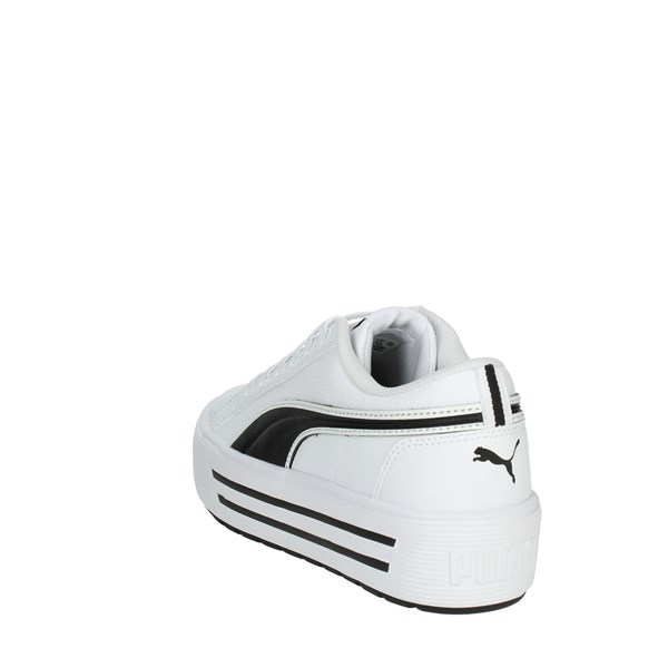 SNEAKERS BASSA 392320 BIANCO/NERO