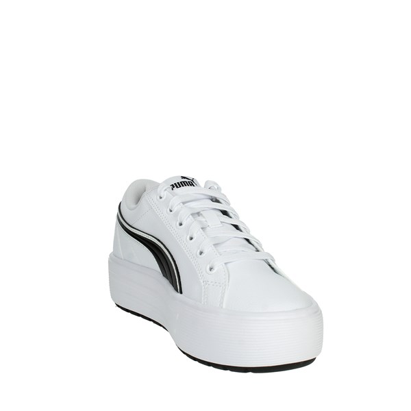 SNEAKERS BASSA 392320 BIANCO/NERO