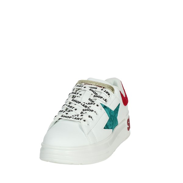 SNEAKERS BASSA SASF230516 BIANCO/VERDE