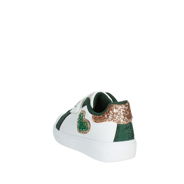 SNEAKERS BASSA LKAA3828 BIANCO/VERDE