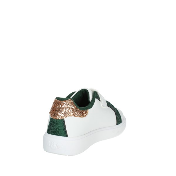 SNEAKERS BASSA LKAA3828 BIANCO/VERDE