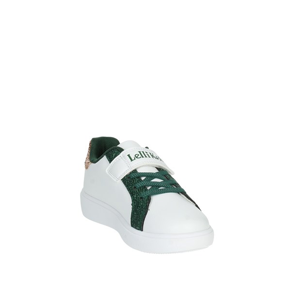 SNEAKERS BASSA LKAA3828 BIANCO/VERDE