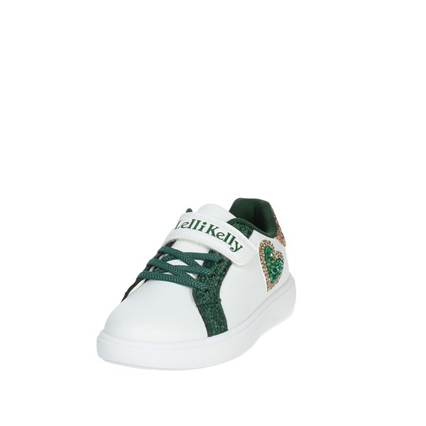 SNEAKERS BASSA LKAA3828 BIANCO/VERDE