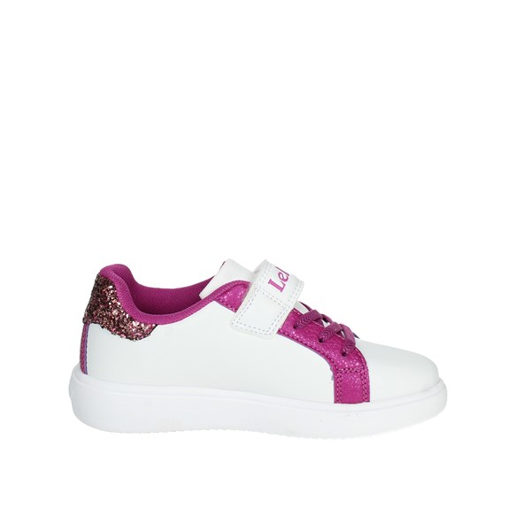 SNEAKERS BASSA LKAA3828 BIANCO/FUCSIA