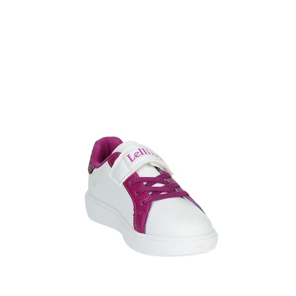 SNEAKERS BASSA LKAA3828 BIANCO/FUCSIA