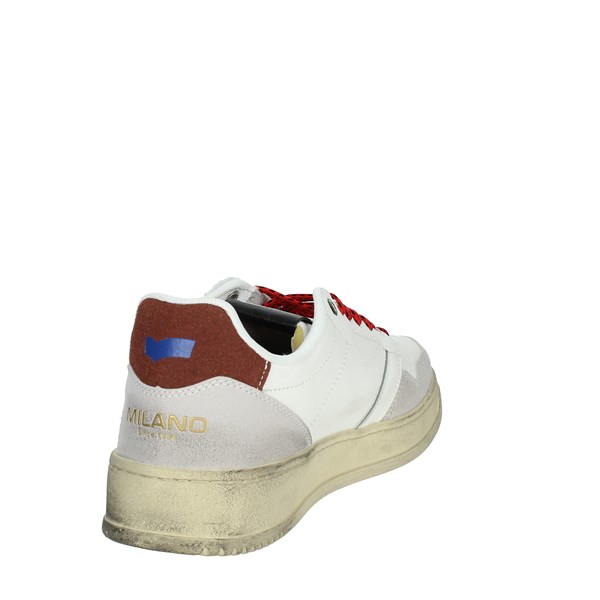 SNEAKERS BASSA GAM324311 BIANCO/ROSSO