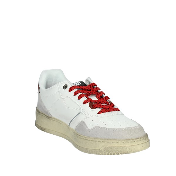 SNEAKERS BASSA GAM324311 BIANCO/ROSSO