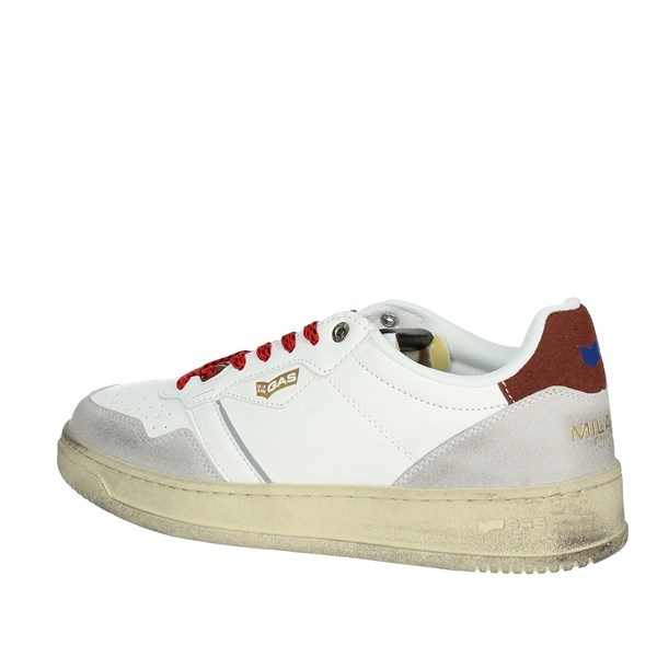 SNEAKERS BASSA GAM324311 BIANCO/ROSSO