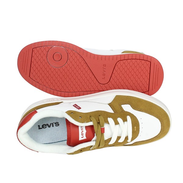 SNEAKERS BASSA 235200-2750 BIANCO/CUOIO