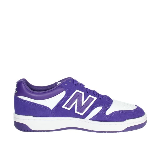 SNEAKERS BASSA GSB480WD BIANCO/VIOLA