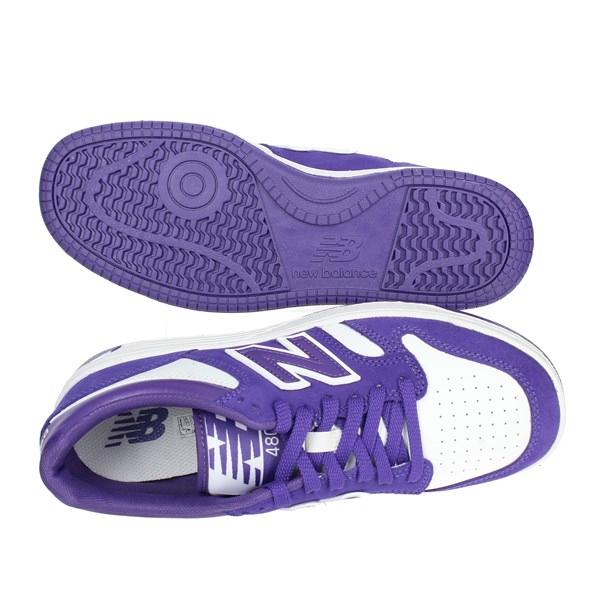 SNEAKERS BASSA GSB480WD BIANCO/VIOLA