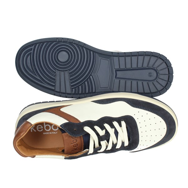 SNEAKERS BASSA JR01 PANNA/BLU