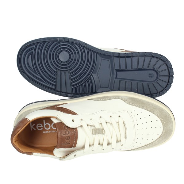 SNEAKERS BASSA JR01 BEIGE/CUOIO