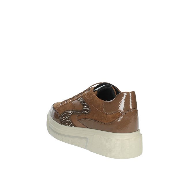 SNEAKERS BASSA 220004 MARRONE