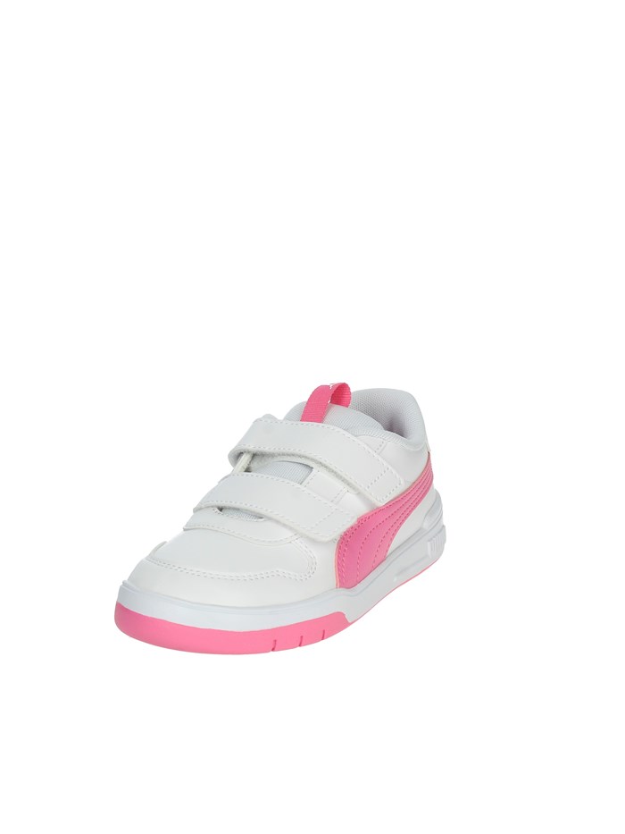 SNEAKERS BASSA 380740 BIANCO/ROSA